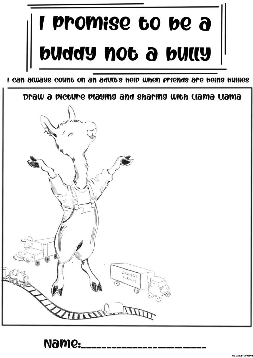Llama Llama And The Bully Goat Worksheet TPT Llama Llama And The Bully Goat Worksheet TPT