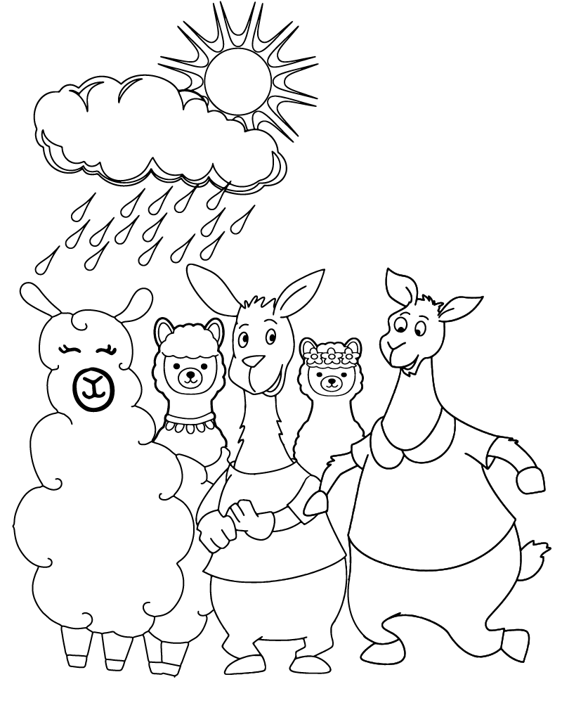 Llama Llama Holiday Coloring Pages Llama Llama Holiday Coloring Pages