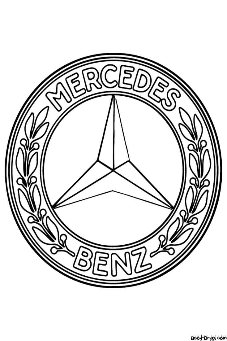 Mercedes Benz Car Logo Coloring Page Coloring Car Logo Mercedes Benz Car Logo Coloring Page Coloring Car Logo