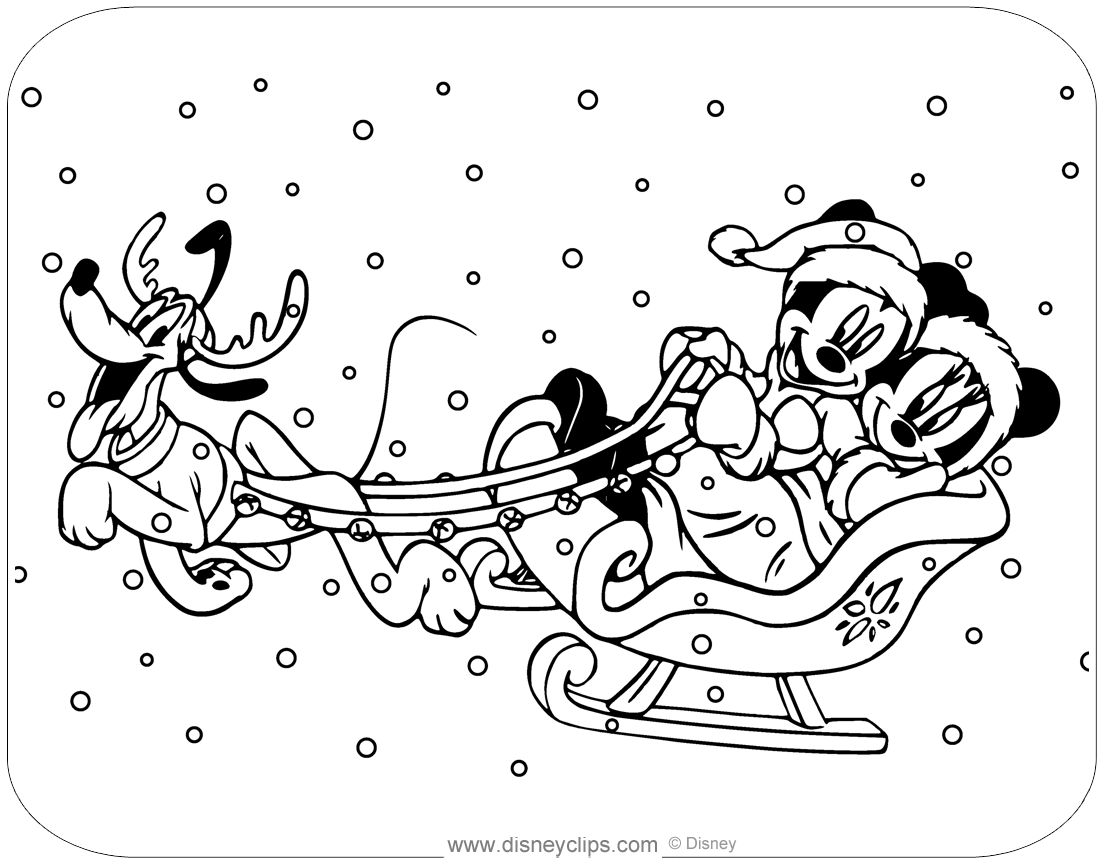 Mickey Mouse Friends Christmas Coloring Pages Disneyclips Mickey Mouse Friends Christmas Coloring Pages Disneyclips