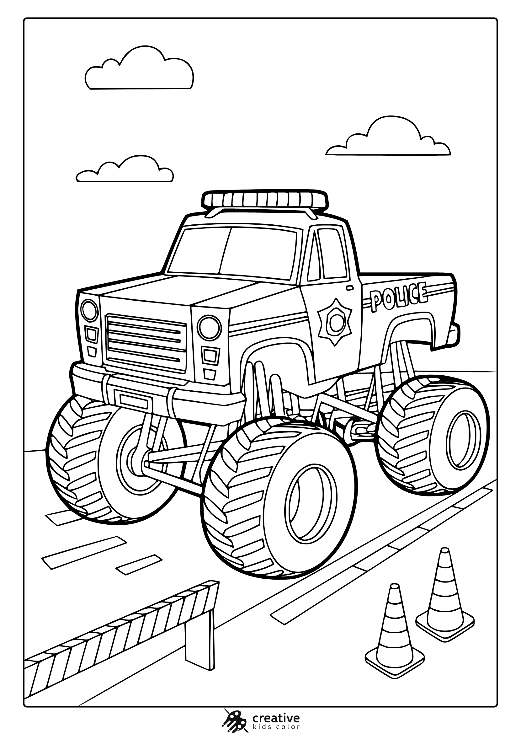Monster Truck Coloring Pages 20 Free Printable PDF Monster Truck Coloring Pages 20 Free Printable PDF