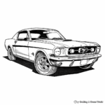 Muscle Car Coloring Pages Free Printable