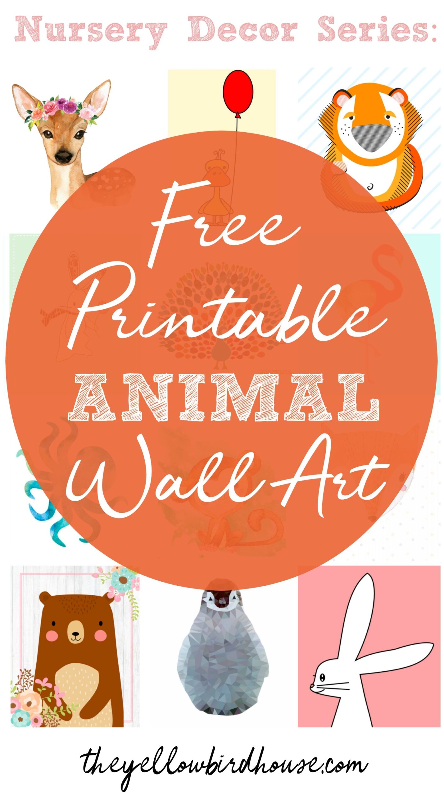 Nursery Decor Series 57 Free Printable Animal Wall Art Pieces Nursery Decor Series 57 Free Printable Animal Wall Art Pieces
