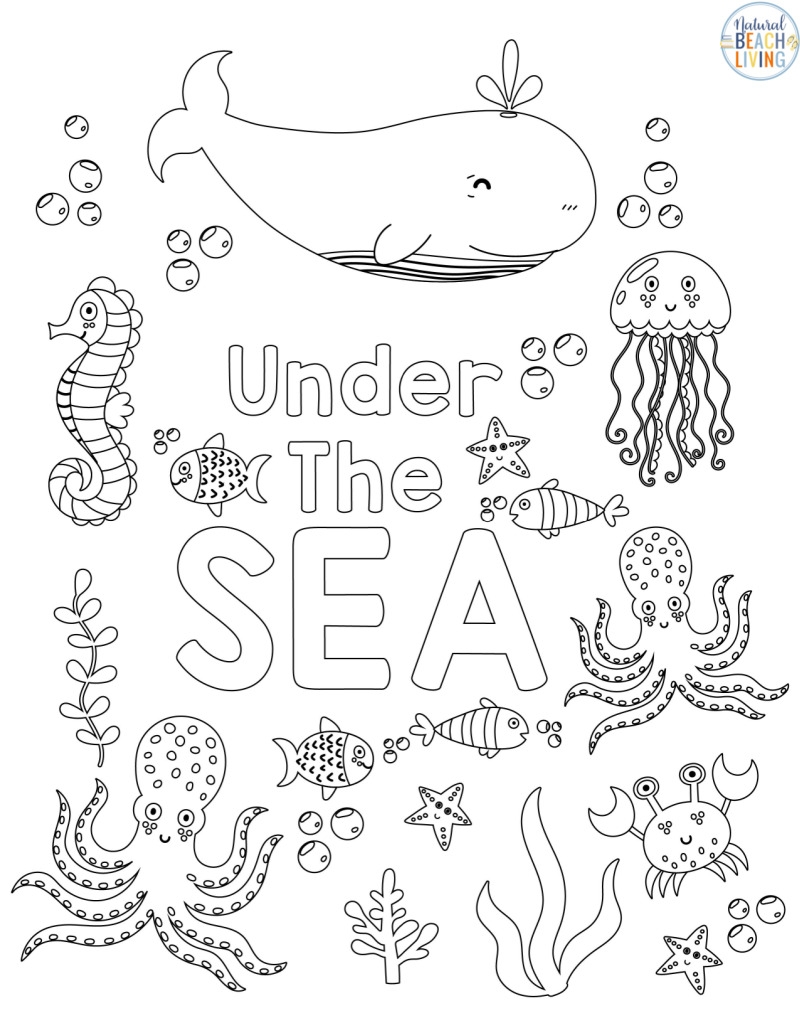Ocean Animals Activities Free Printables Pack Natural Beach Living Ocean Animals Activities Free Printables Pack Natural Beach Living