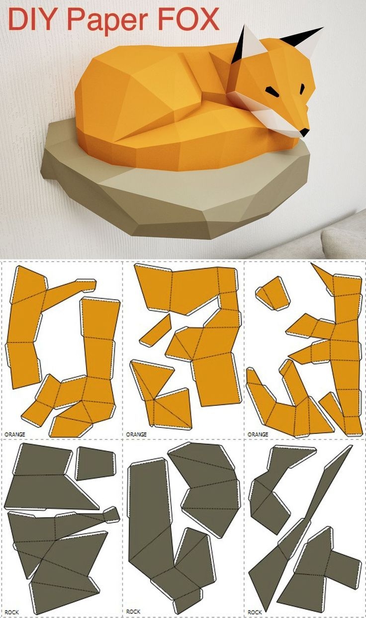 Papercraft Fox On Rock Paper Model 3d Paper Craft Paper Sculpture PDF Template Low Poly Animals Papercraft Wall Home Decor Pepakura Kit Etsy Papercraft Fox On Rock Paper Model 3d Paper Craft Paper Sculpture PDF Template Low Poly Animals Papercraft Wall Home Decor Pepakura Kit Etsy