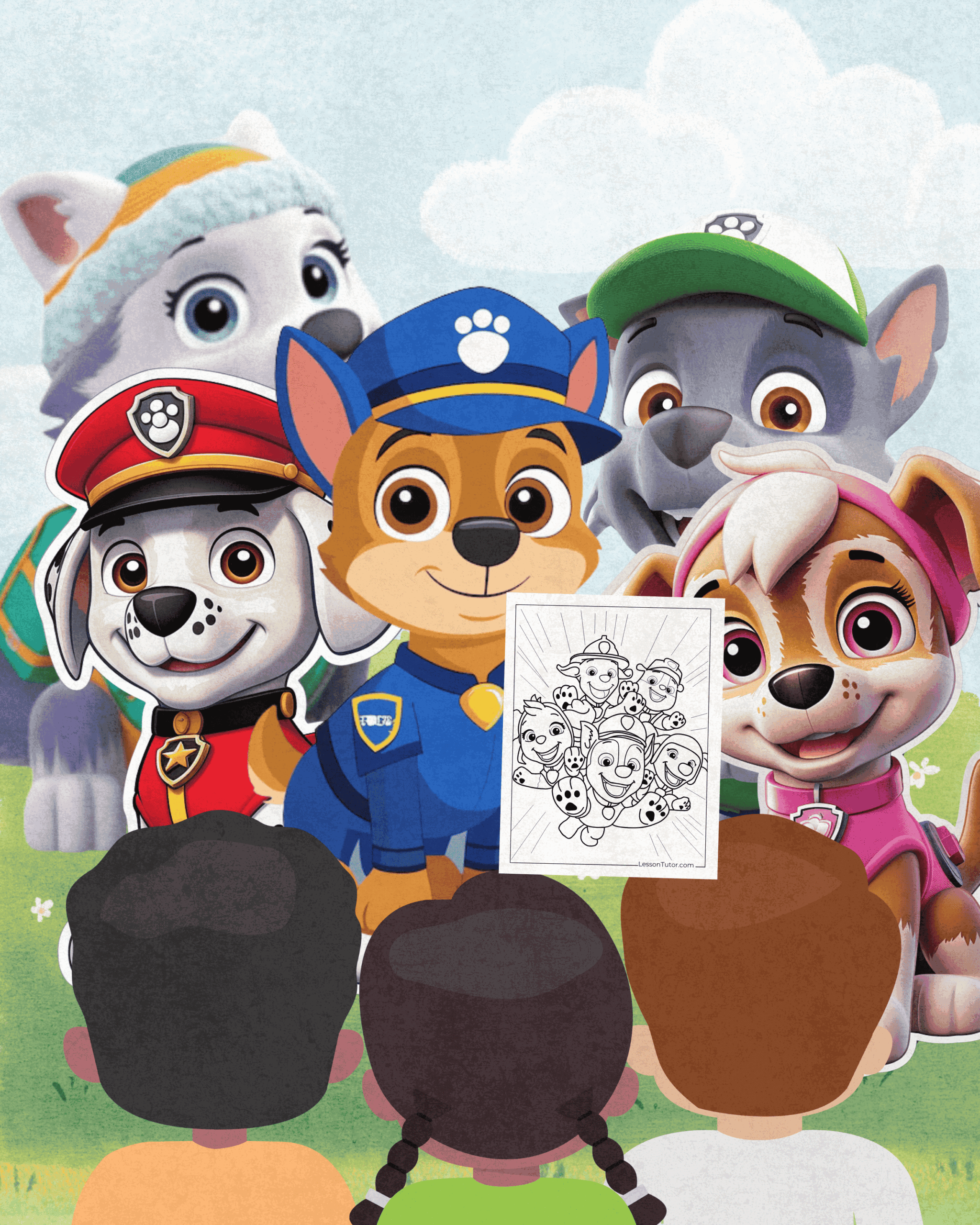 Paw Patrol Free Coloring Pages PDF Printables And Worksheets Lesson Tutor