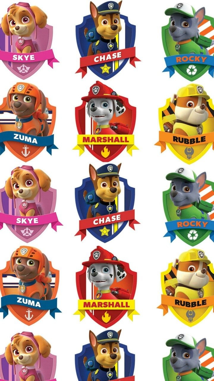 Pin By Eduardo Reiff Santiago On Paw Wallpapers Paw Patrol Birthday Paw Patrol Badge Paw Patrol Printables