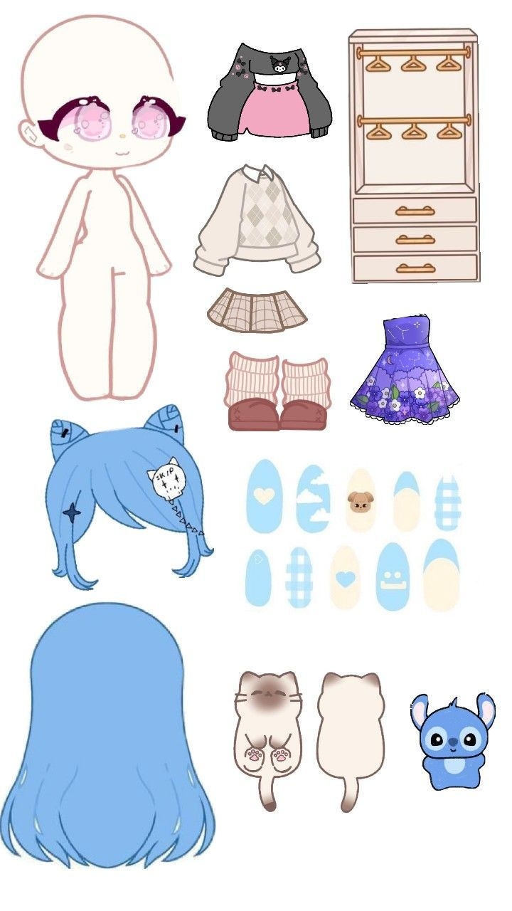 Pin De Alee Viillarreeal En Guardado R pido Plantilla Para Mu eca De Papel Dibujo De Adorno Mu ecas Interactivas