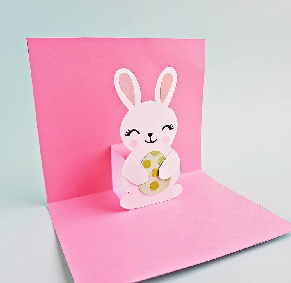 Pop Up Bunny Easter Card Cute Easter Craft For Kids With Free Printable Pop Up Bunny Easter Card Cute Easter Craft For Kids With Free Printable