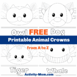 Printable Animal Crowns For Kids free The Activity Mom