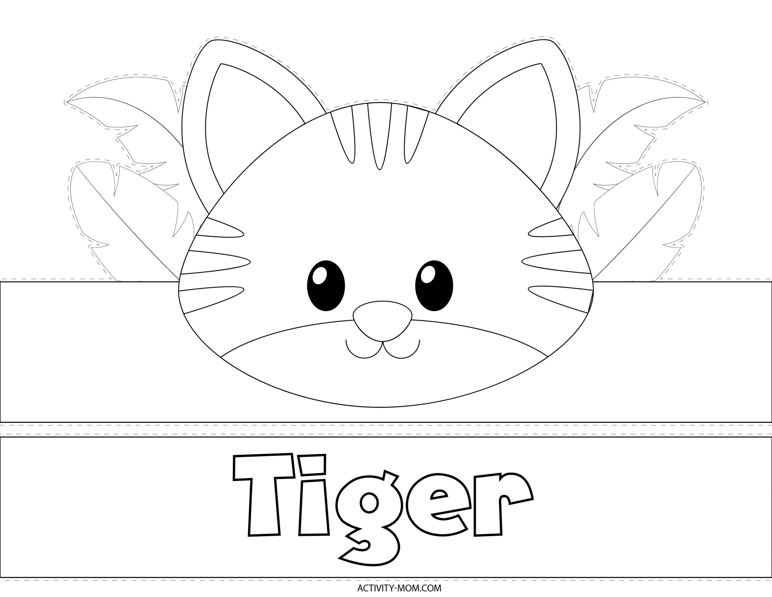 Printable Animal Crowns For Kids free The Activity Mom