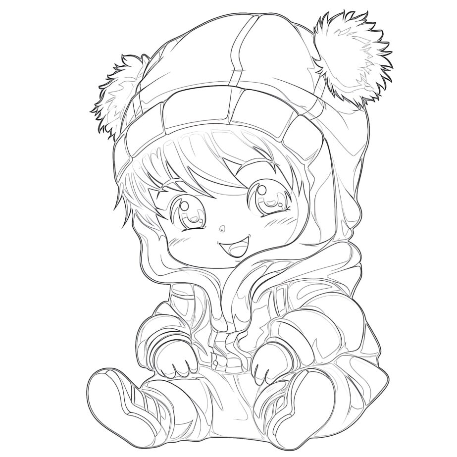 Printable Anime Drawing Coloring Pages Mimi Panda Printable Anime Drawing Coloring Pages Mimi Panda