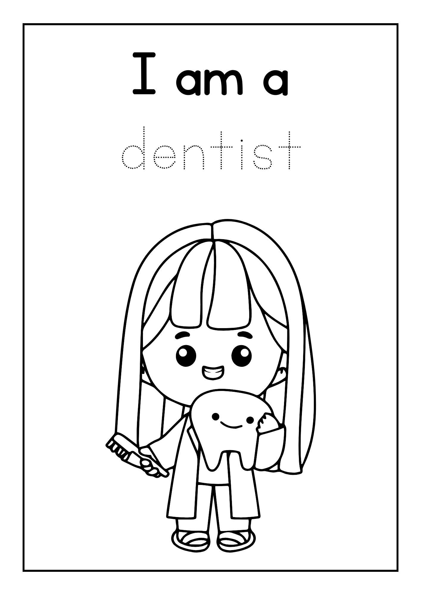 career coloring pages