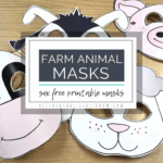Printable Farm Animal Masks The Kitchen Table Classroom