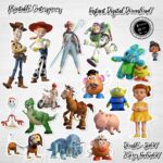 Printable TOY STORY Centerpieces Toy Story Cake Topper Toy Story Toy Story Cupcake Topper Toy Story Party Digital Download Toy Story 4 Etsy