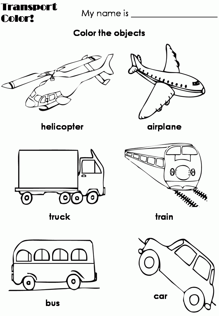 Redirecting Transportation Worksheet Preschool Coloring Pages Transportation Preschool Redirecting Transportation Worksheet Preschool Coloring Pages Transportation Preschool