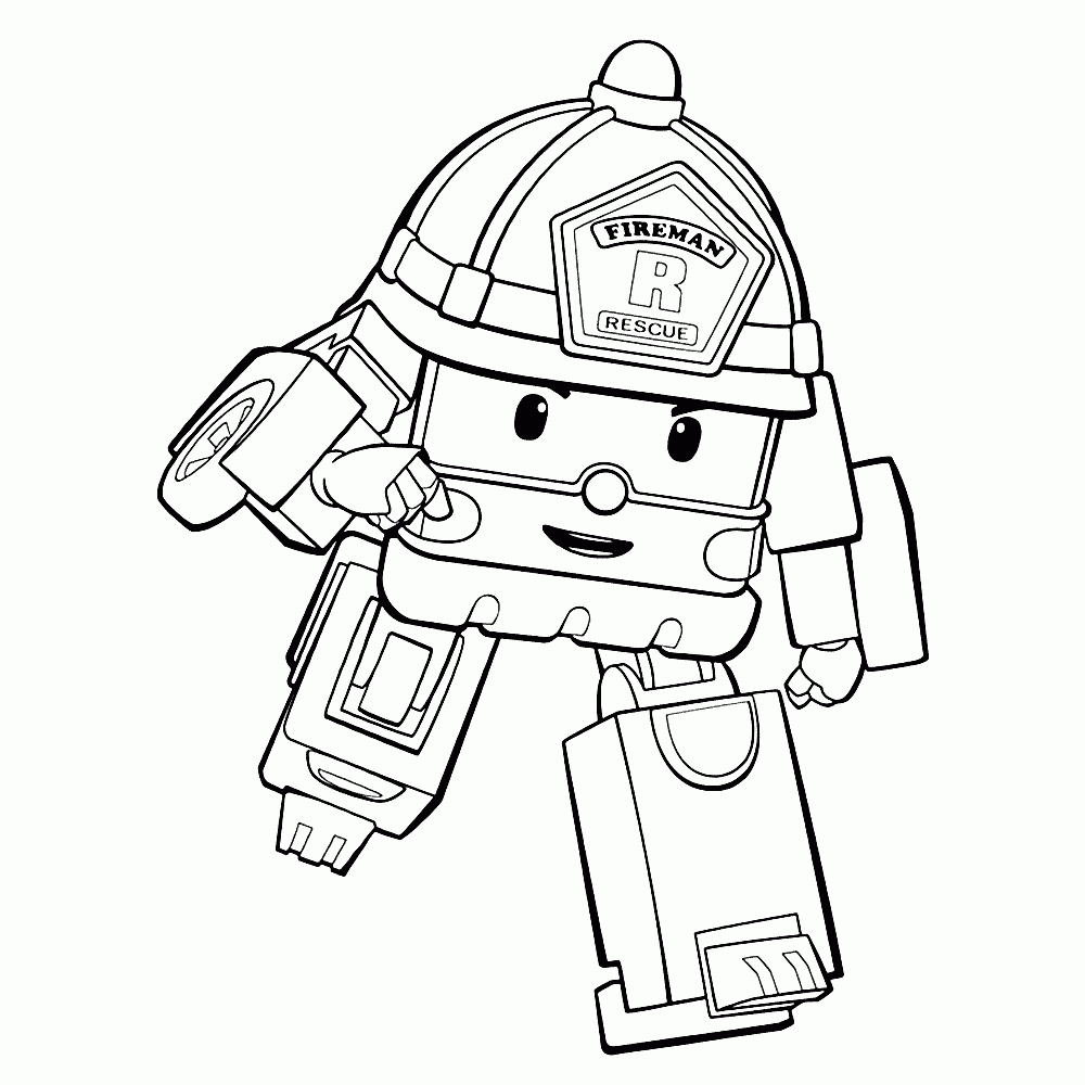 Robocar Poli Coloring Pages Books 100 FREE And Printable Robocar Poli Coloring Pages Books 100 FREE And Printable