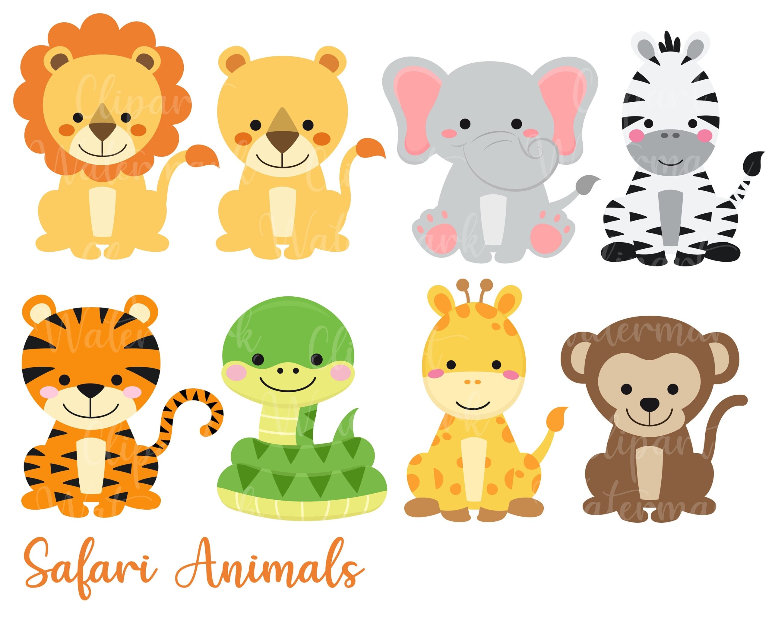Safari Animals Clipart Baby Safari Animals Clip Art Lion Clipart Tiger Clipart Snake Elephant Monkey PNG SVG Commercial Use Etsy Safari Animals Clipart Baby Safari Animals Clip Art Lion Clipart Tiger Clipart Snake Elephant Monkey PNG SVG Commercial Use Etsy