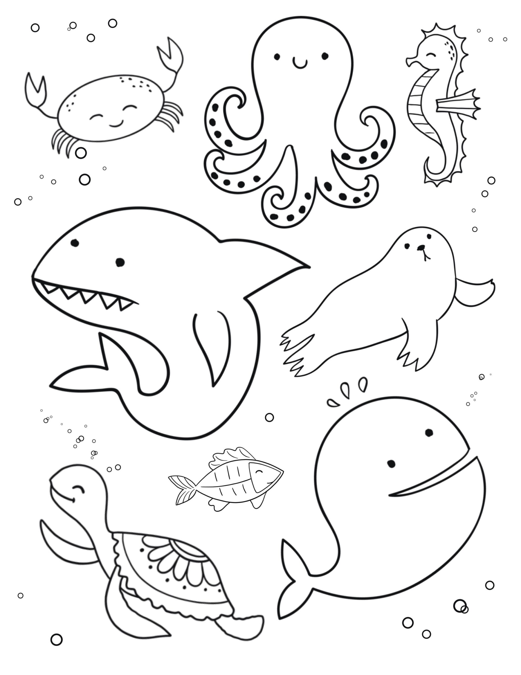 Sea Animal Coloring Page Kids Coloring Pages Sea Animals Printable Coloring Page Ocean Coloring Page For Kids Printable Ocean Coloring Etsy Sea Animal Coloring Page Kids Coloring Pages Sea Animals Printable Coloring Page Ocean Coloring Page For Kids Printable Ocean Coloring Etsy