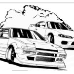 Stance Auto JDM Colouring Book Etsy