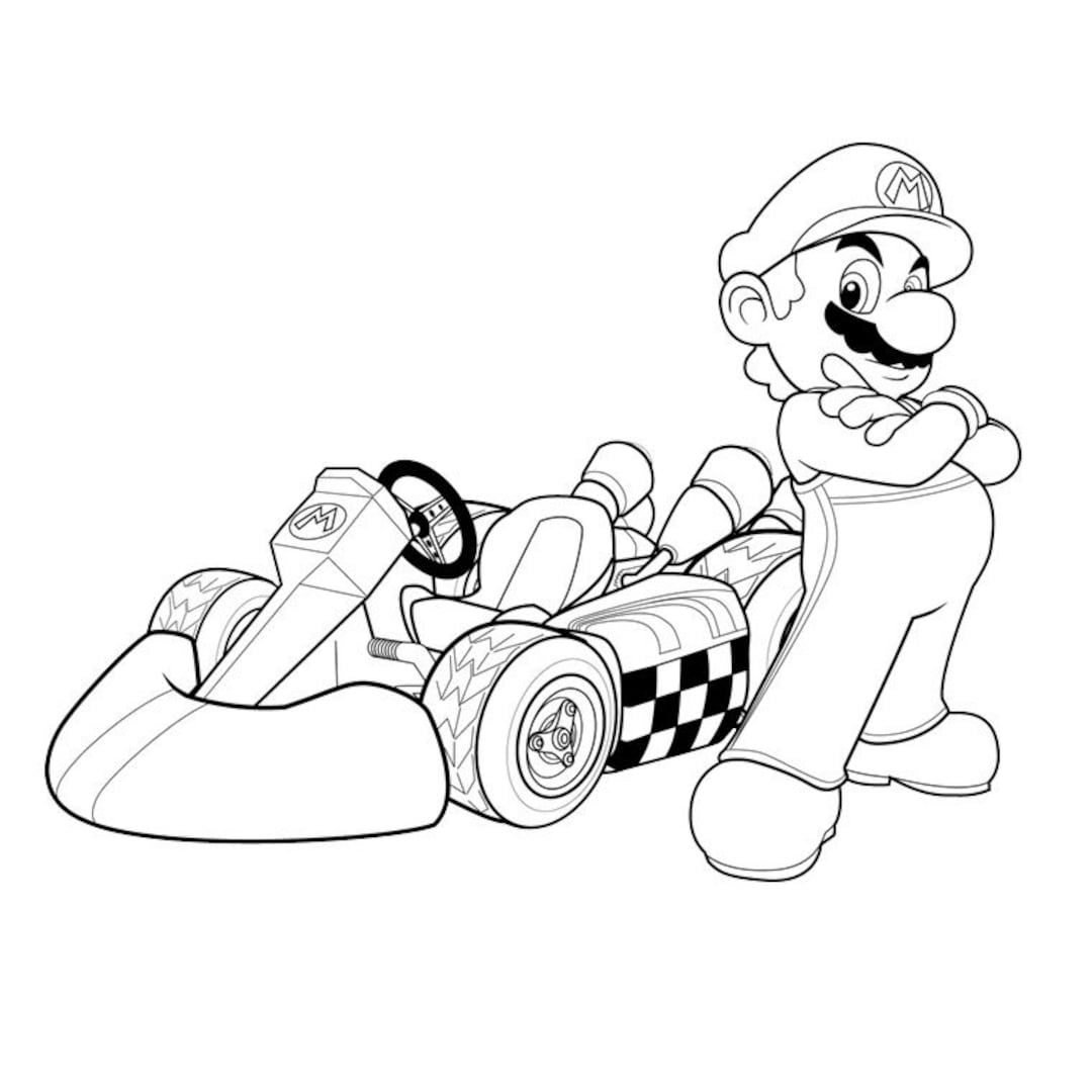 Super Mario Coloring Book 40 Fun Pages digital Download Etsy Super Mario Coloring Book 40 Fun Pages digital Download Etsy