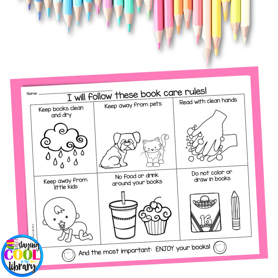 Teaching Book Care In The Elementary School Library Staying Cool In The Library Teaching Book Care In The Elementary School Library Staying Cool In The Library