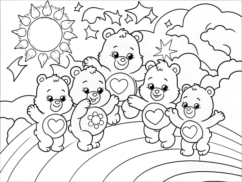 The Best Free Printable Care Bear Coloring Pages For Creative Fun The Best Free Printable Care Bear Coloring Pages For Creative Fun