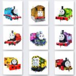 Thomas And Friends Set Of 9 Watercolor Printable Thomas James Percy Print Thomas And Friends Poster Train Wall Art Nursery Decor Gift Etsy