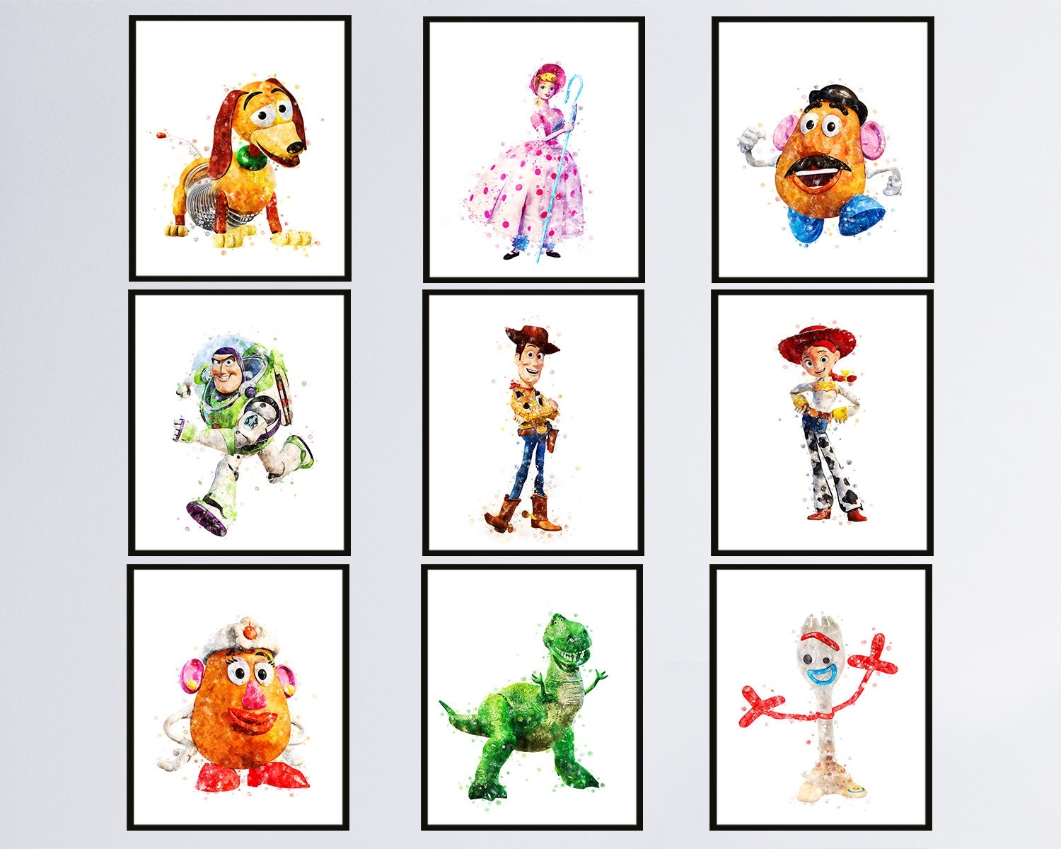 Toy Story Set Of 9 Art Print Toy Story Illustration Jessie Buzz Lightyear Woody Printables Toy Story Watercolor Poster Digital Prints Etsy Toy Story Set Of 9 Art Print Toy Story Illustration Jessie Buzz Lightyear Woody Printables Toy Story Watercolor Poster Digital Prints Etsy