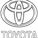 Toyota Car Logo Coloring Page Coloring Car Logo