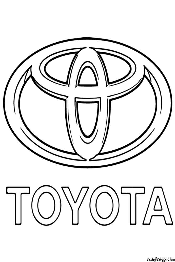 Toyota Car Logo Coloring Page Coloring Car Logo Toyota Car Logo Coloring Page Coloring Car Logo