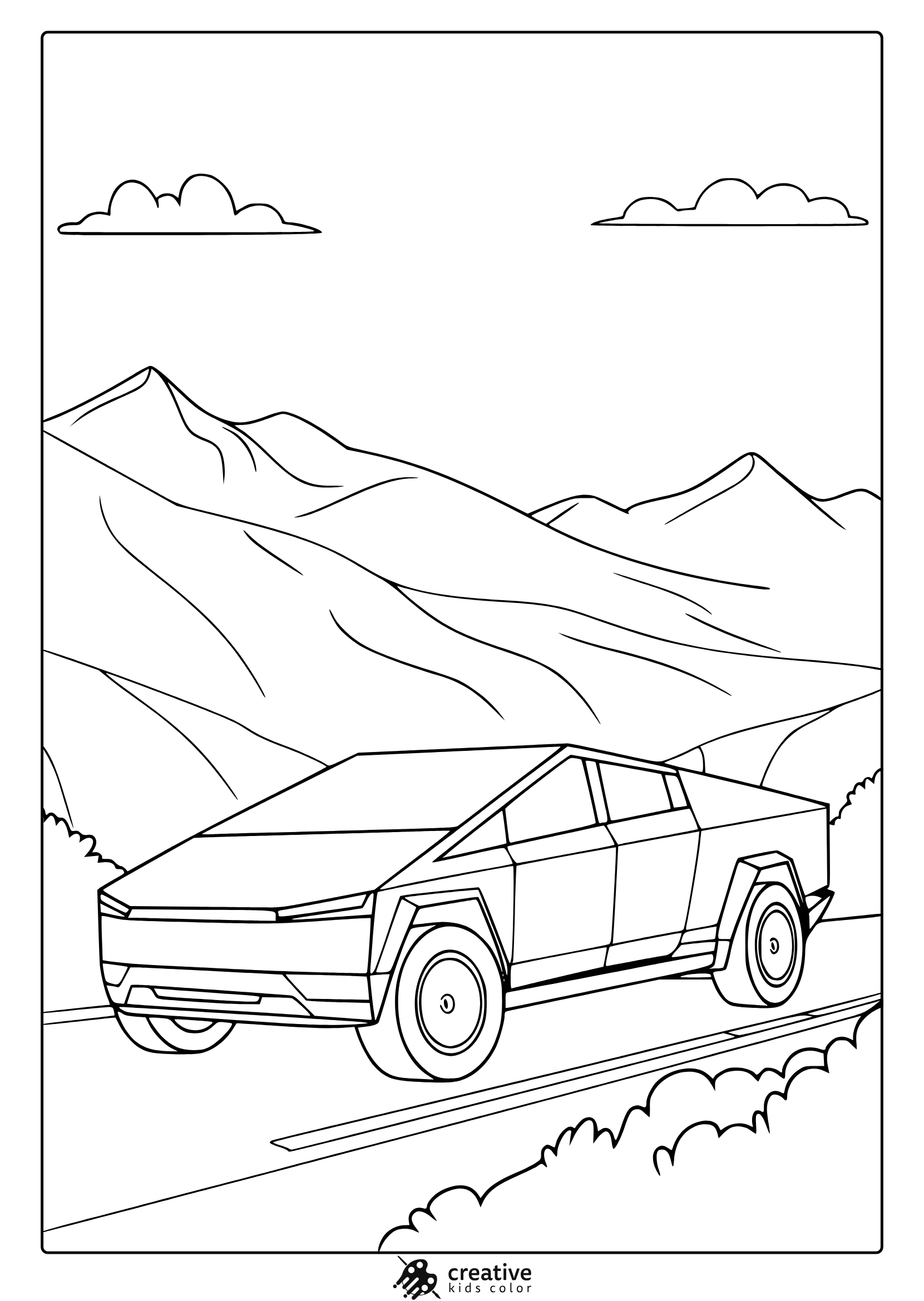 coloring pages of vehicles