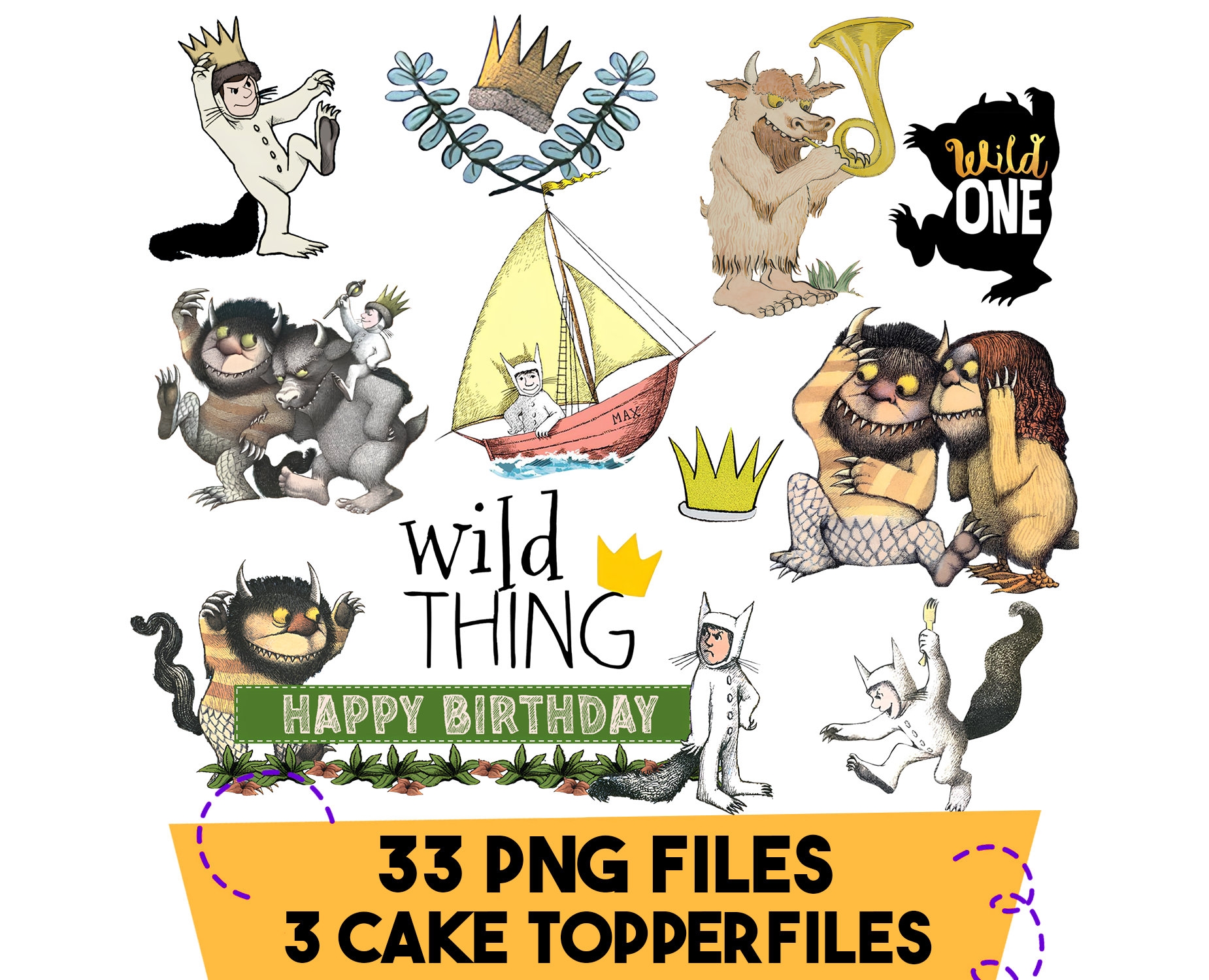 Where The Wild Things Are Downloadable Prints Etsy Where The Wild Things Are Downloadable Prints Etsy