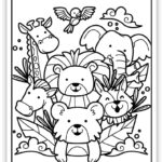 Zoo Coloring Pages Free PDF Printables Simply Love Coloring