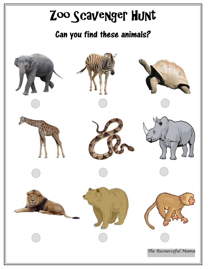 printable images of zoo animals printable images of zoo animals