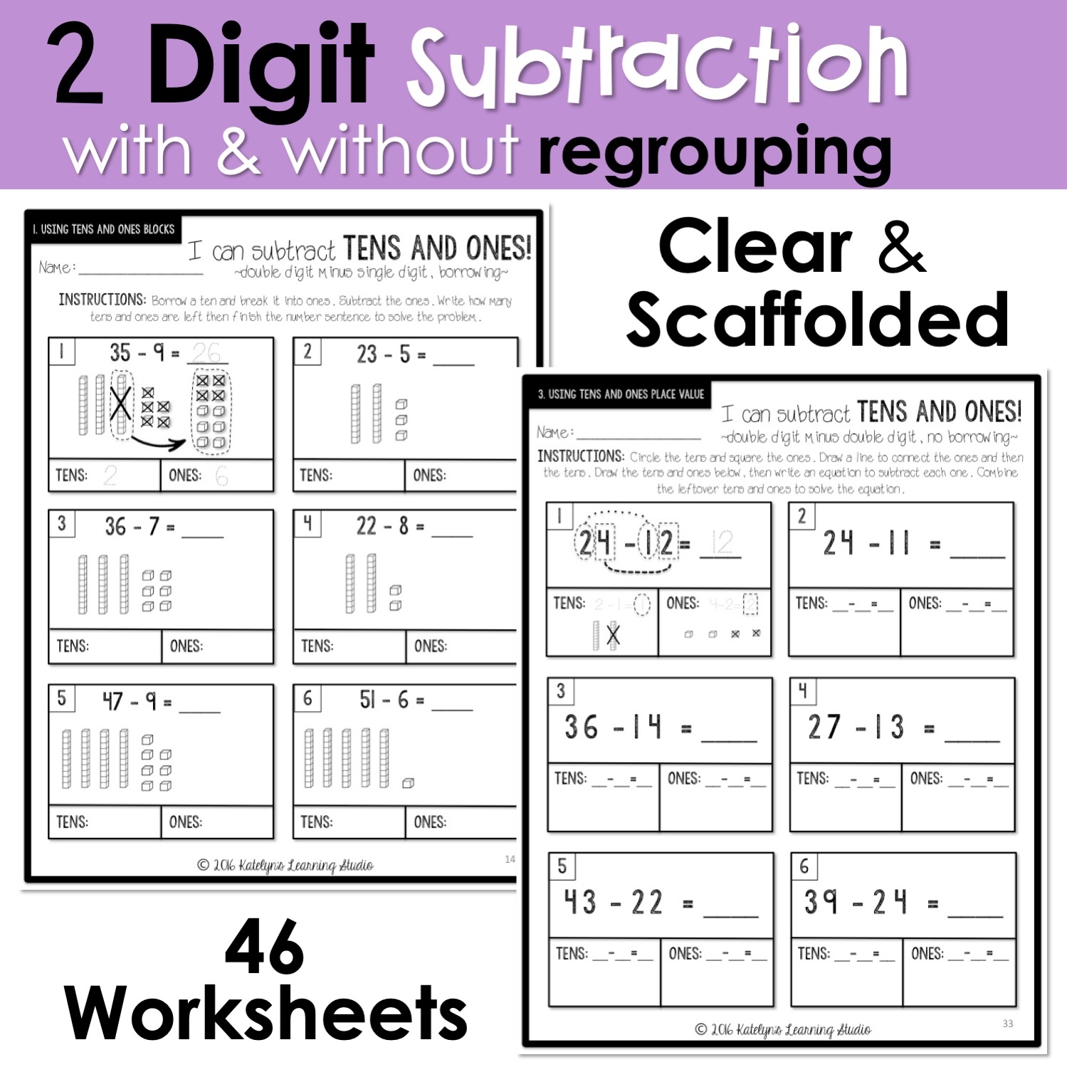 subtraction with borrowing worksheets subtraction with borrowing worksheets