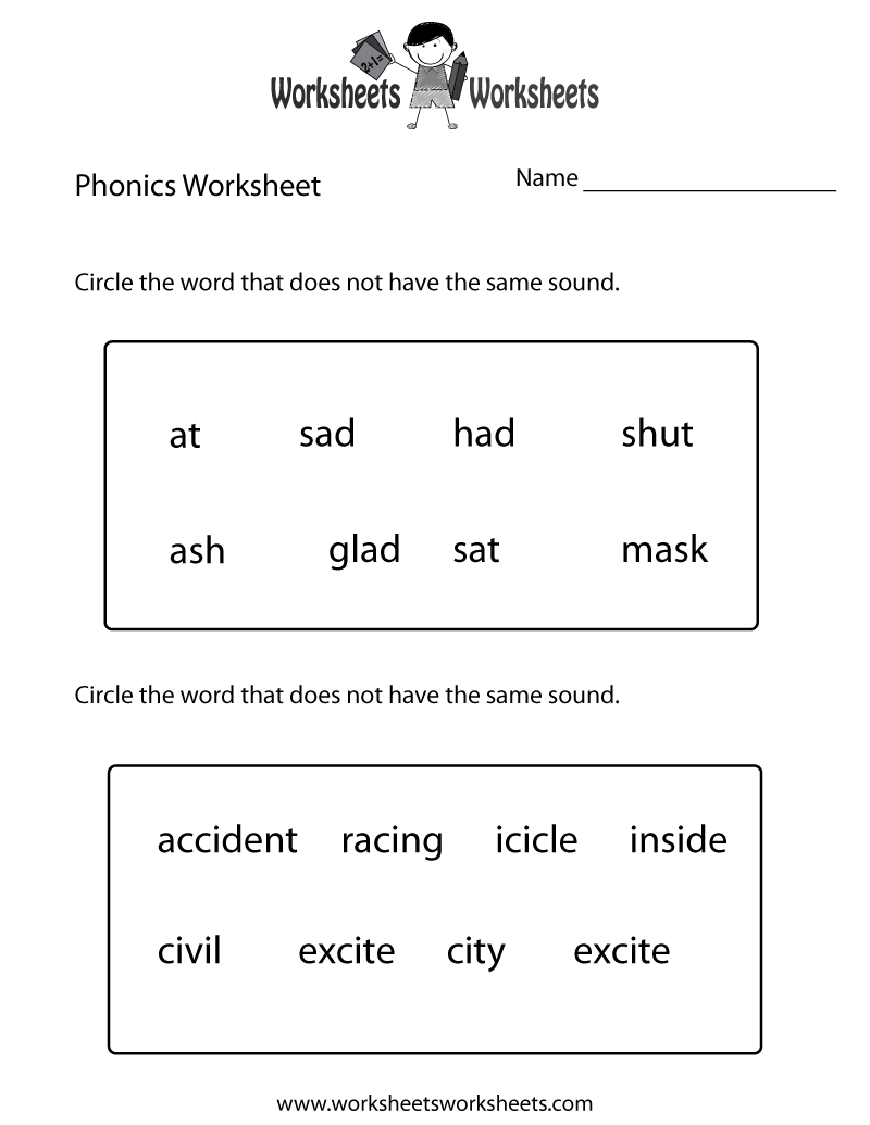 7 Phonics Worksheets Ideas Phonics Worksheets Phonics Worksheets