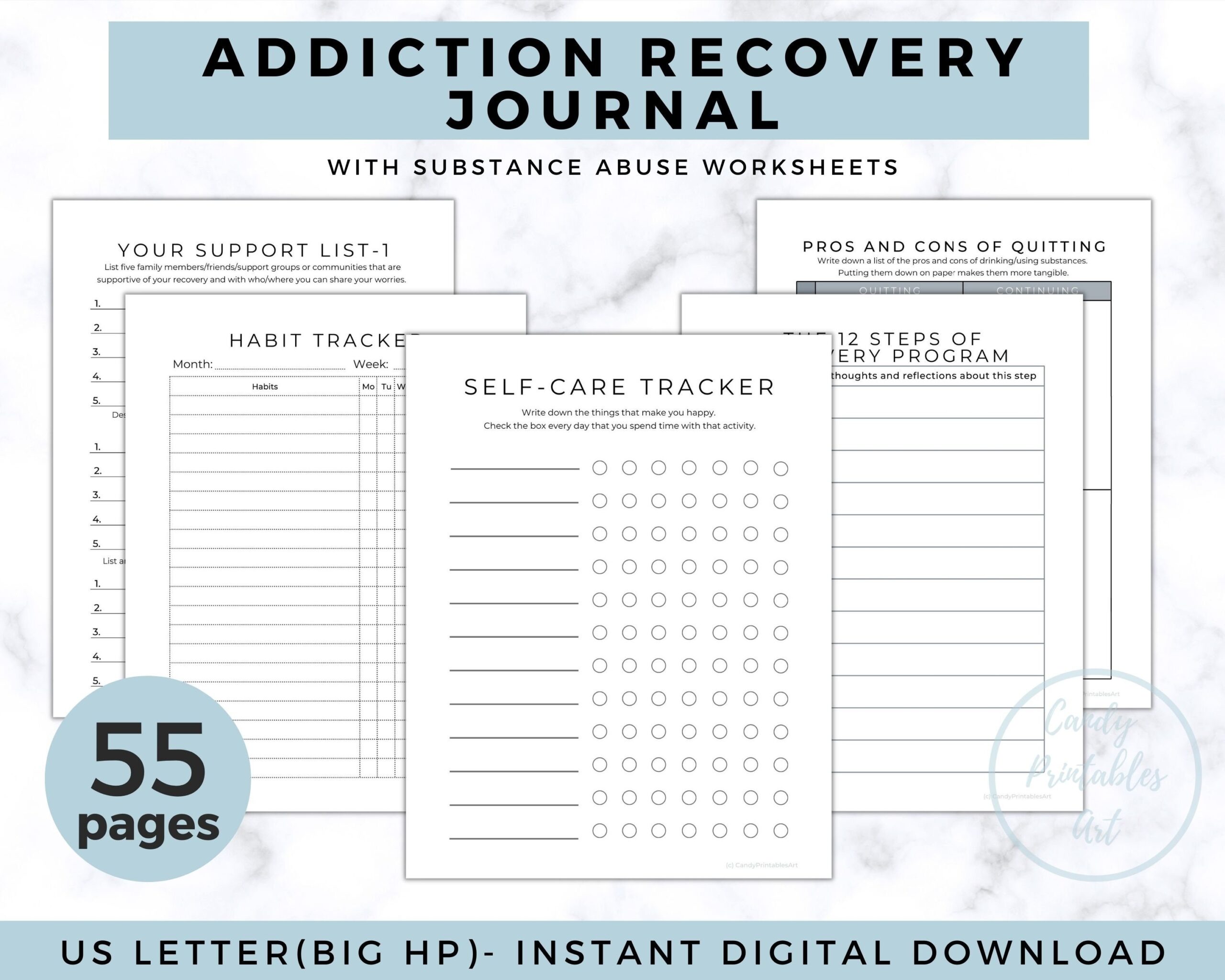 Addiction Recovery Worksheets Substance Use Therapy Sobriety Workbook Journal Relapse Prevention Plan Etsy Addiction Recovery Worksheets Substance Use Therapy Sobriety Workbook Journal Relapse Prevention Plan Etsy