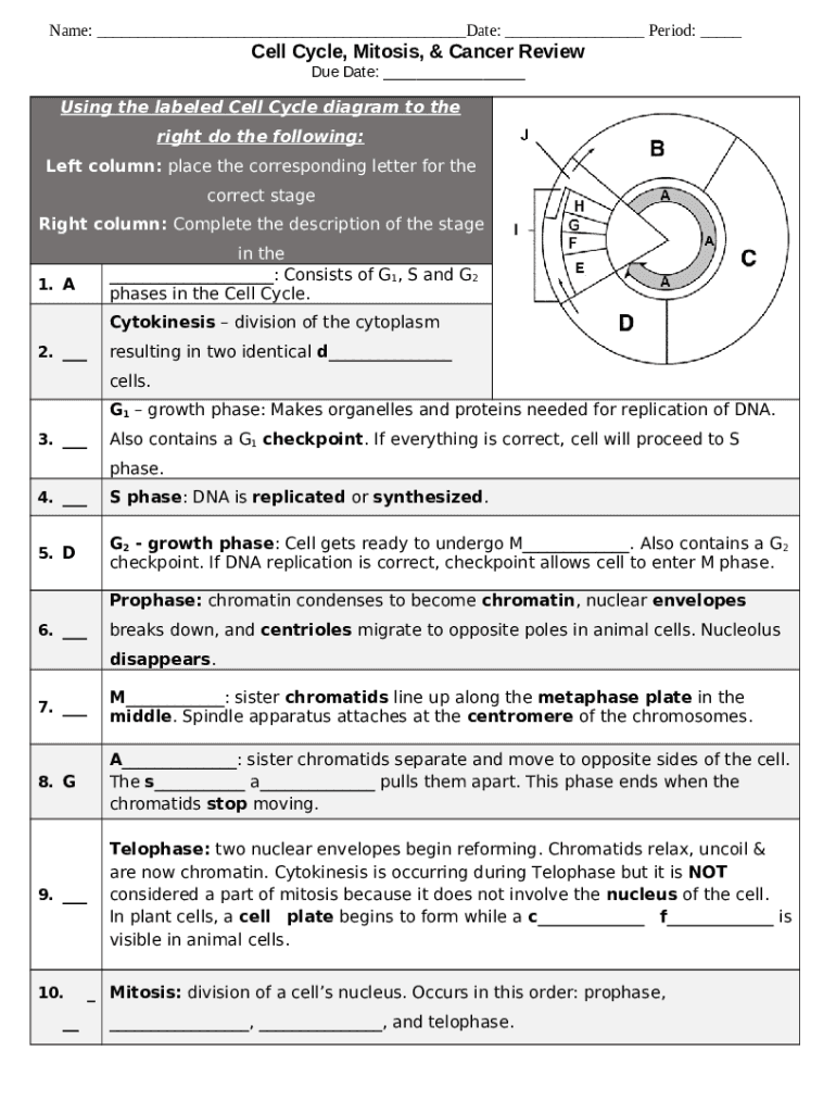 Cell Cycle Online Review Answer Key Fill Out Sign Online DocHub Cell Cycle Online Review Answer Key Fill Out Sign Online DocHub