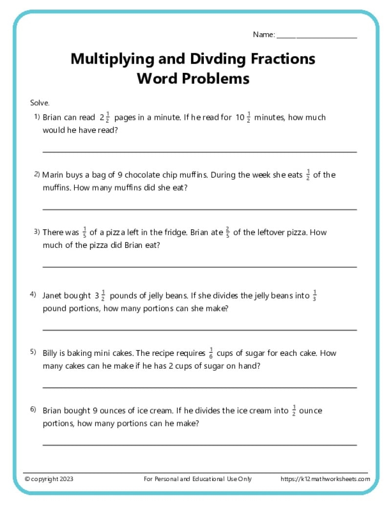 Fraction Word Problems Worksheets K12 Math Worksheets Fraction Word Problems Worksheets K12 Math Worksheets