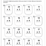 Free 2 Digit Multiplication Worksheet For Grades 2 4
