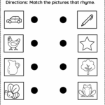 Free Rhyming Word Worksheet
