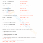 Grade 10 Predicting Products Of Chemical Reactions Worksheets Printable