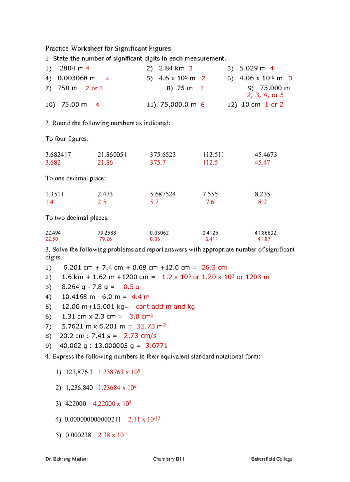 significant figures practice worksheet significant figures practice worksheet