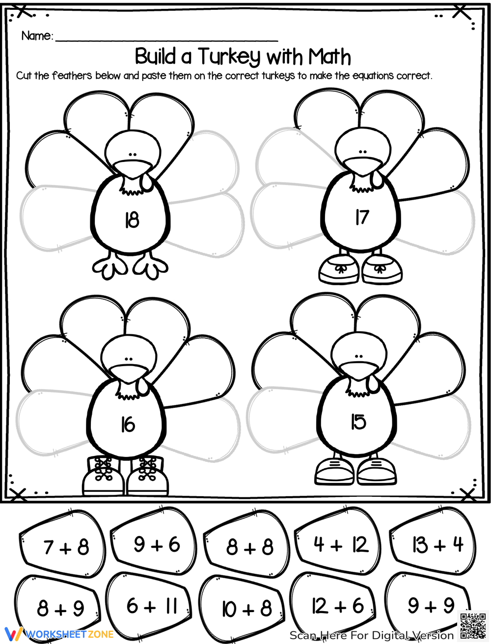 thanksgiving math worksheets thanksgiving math worksheets
