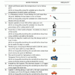 Writing Inequalities From Word Problems